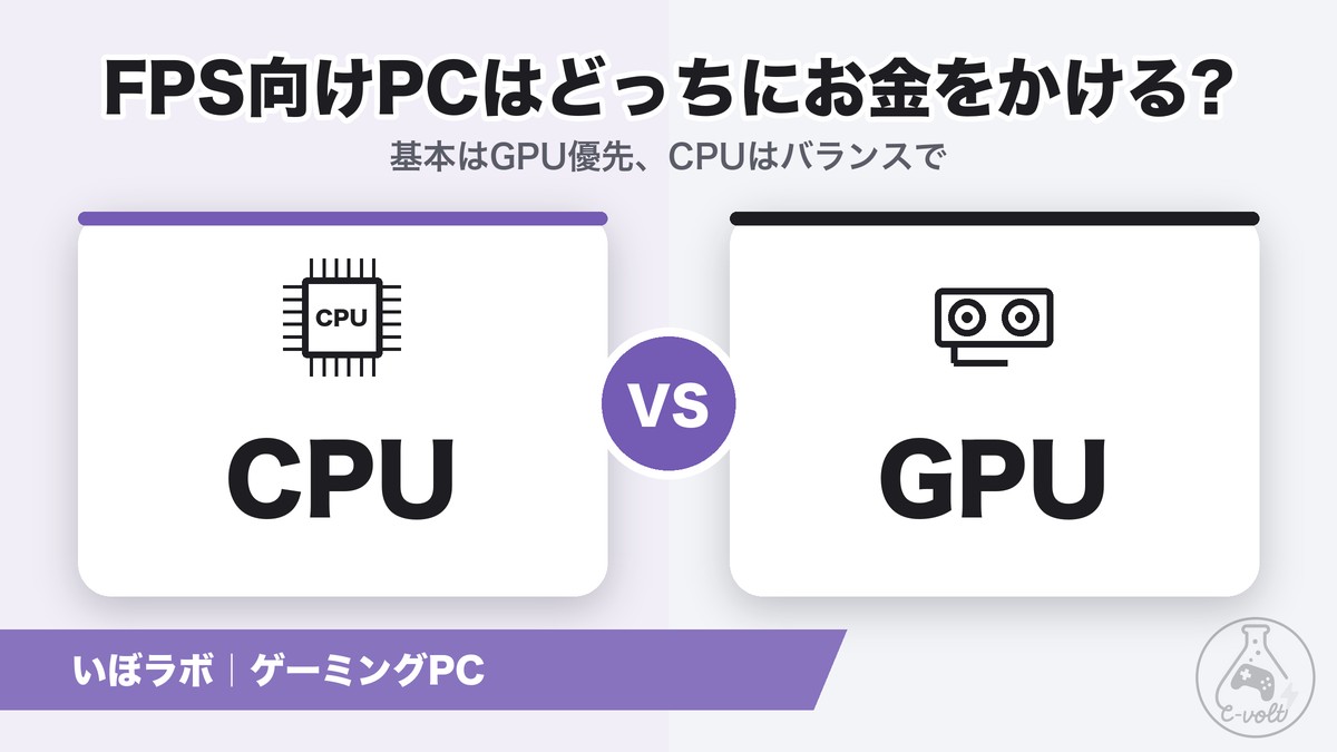 VALORANT・Apex向けゲーミングPCの選び方|144fpsに必要なスペックと